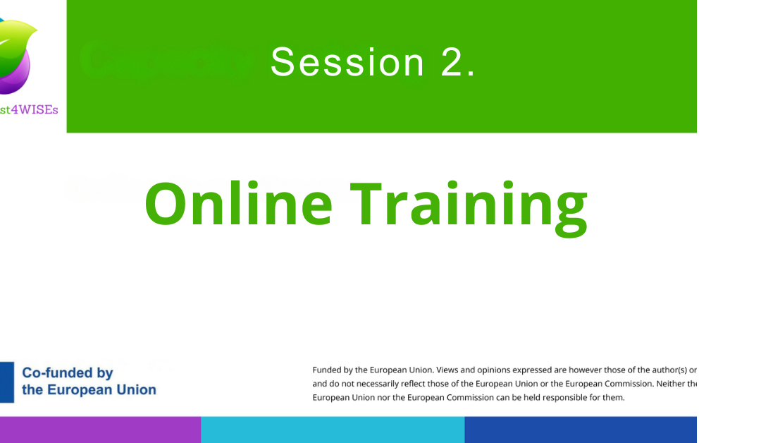 GreenBoost4WISE’s Online Training May 22nd.